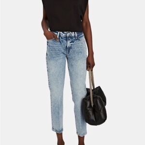 FRAME Woman’s Le High Straight Ankle Crop Denim Jeans
